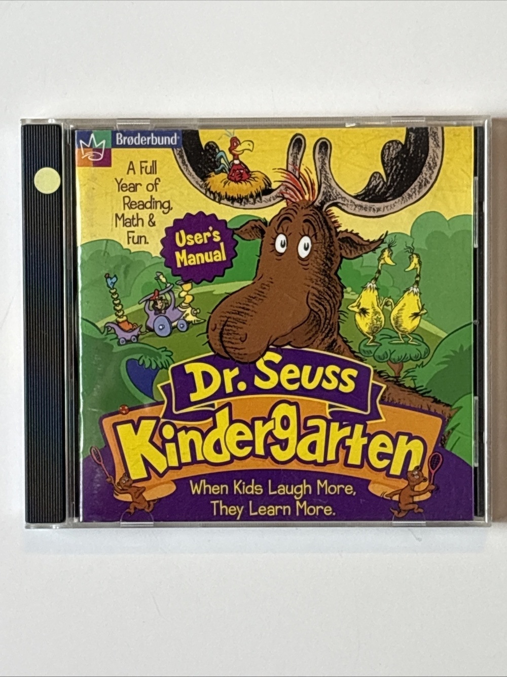 Vintage Dr. Seuss Kindergarten PC CD ROM (1998) Windows/Mac Untested
